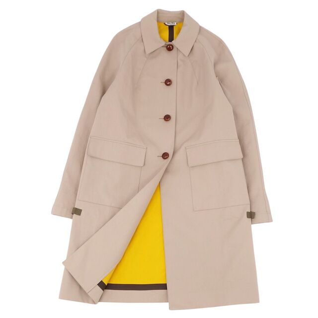 MIU MIU - ミュウミュウ miumiu コート ゴム引き ステンカラーコート