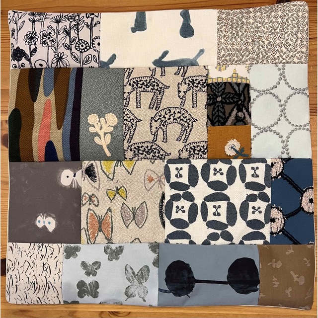 mina perhonen - ミナペルホネン クッションカバー パッチワーク