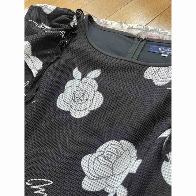 M'S GRACY - エムズグレイシー40 美品カタログ表紙カメリアワンピース