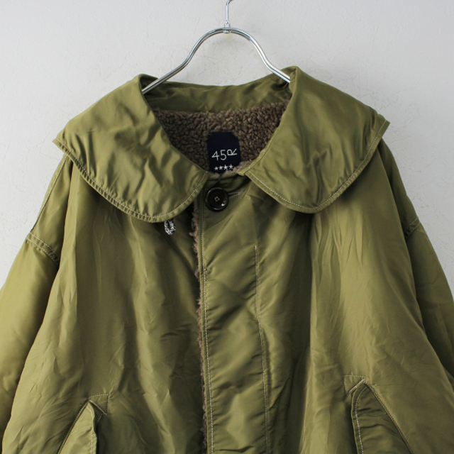 美品 定価9万 メンズ 45R フォーティーファイブアール ナイロン×ボアの