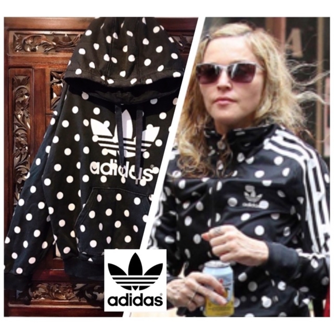 adidas - アディダス 大きめサイズ マドンナ ドット パーカー