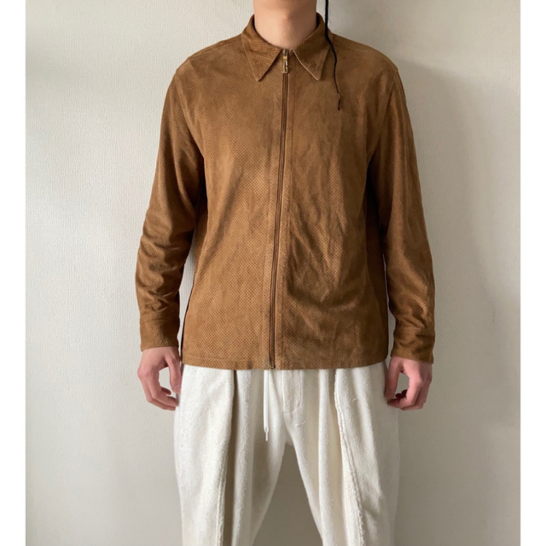 GUCCI - vintage 90s GUCCI トムフォード期 パンチングレザー