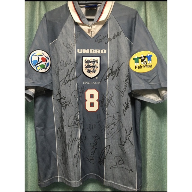 UMBRO - イングランド代表1996 EUROアウェイユニフォーム#8ガスコイン