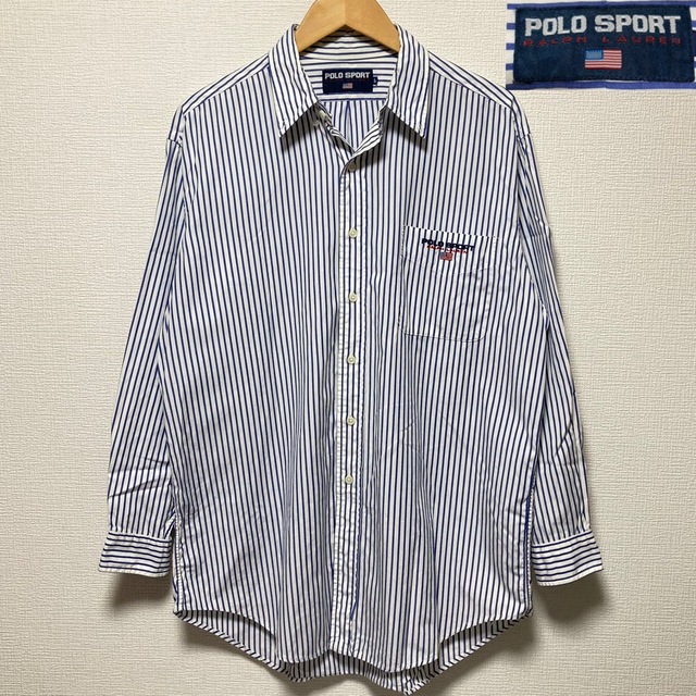 POLO RALPH LAUREN - 90s POLO SPORT ストライプシャツ ポロスポーツ
