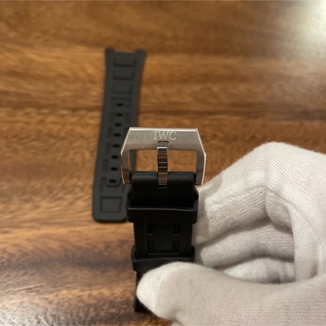 IWC - 希少❗️iwc インヂュニア 純正ラバーベルト 純正尾錠 iw3239用