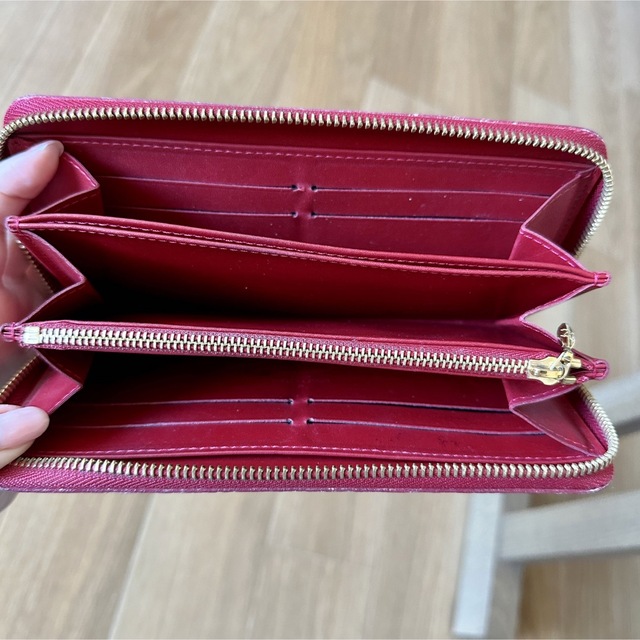 LOUIS VUITTON - ルイヴィトン◇ヴェルニ 長財布◇ヴェルニ◇赤 レッド