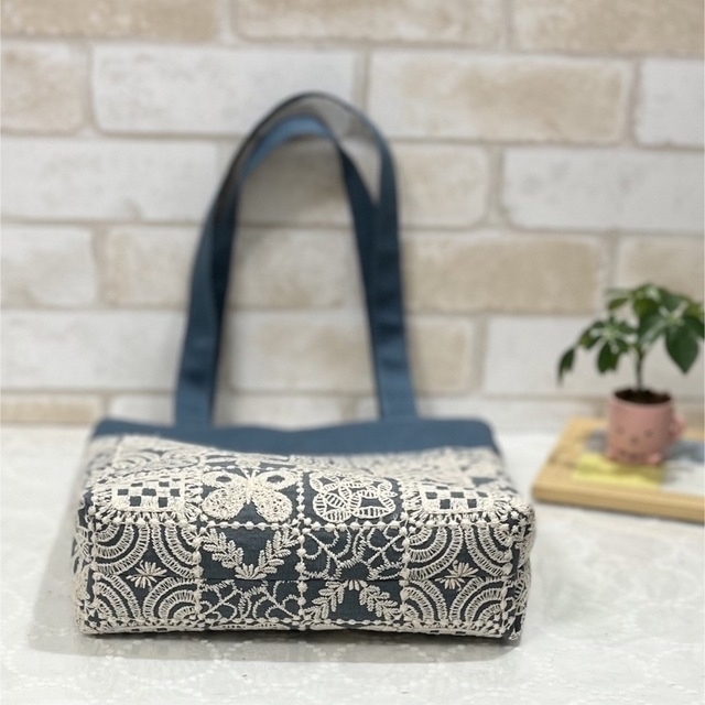 ミナペルホネン ハンドメイドマチ付きトートバッグ ミナペルホネン