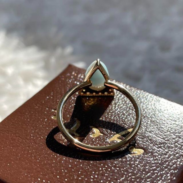 agete - 【新品】agete アガット K10 ゴールド リング ラリマー