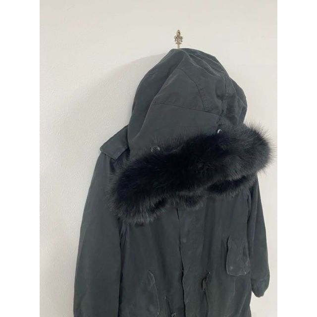 KAZUYUKI KUMAGAI ATTACHMENT - アタッチメント モッズコート BLACK M