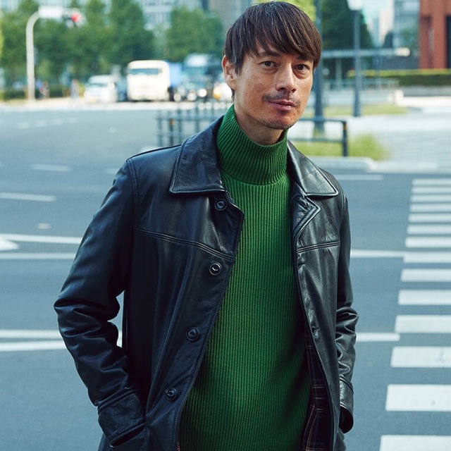 野村訓市着 90's ビンテージ レザー カーコート 春 スプリングの通販