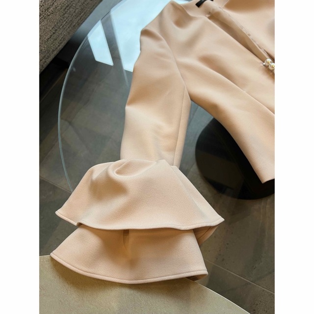 YOKO CHAN - YOKO CHAN ヨーコ・チャン フレアスリーブ パール