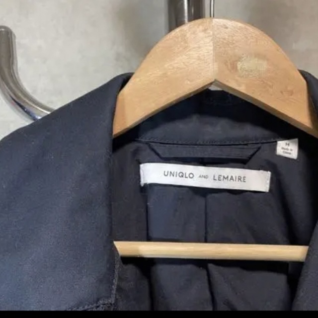LEMAIRE - UNIQLO LEMAIRE トレンチコート M ネイビー ユニクロ