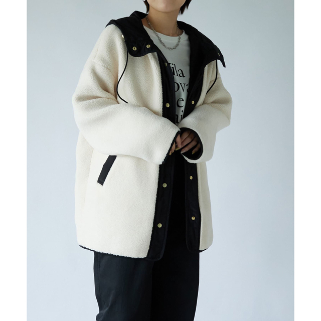 RIVE DROITE - RIVE DROITE（リヴドロワ）フードボアコートの通販 by