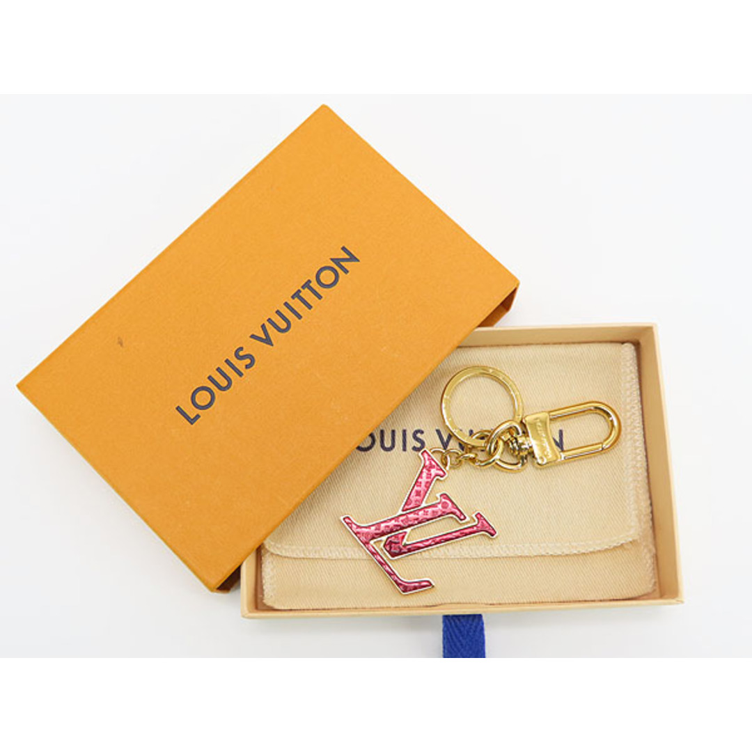 LOUIS VUITTON - 美品ルイヴィトンポルトクレLVナノグラムキーリング