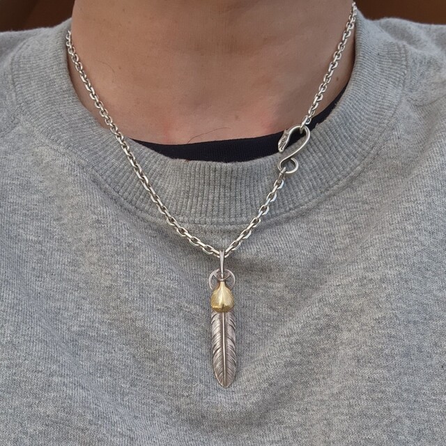 goro's - ゴローズ ハートホイールフェザー大、イーグル付き細角