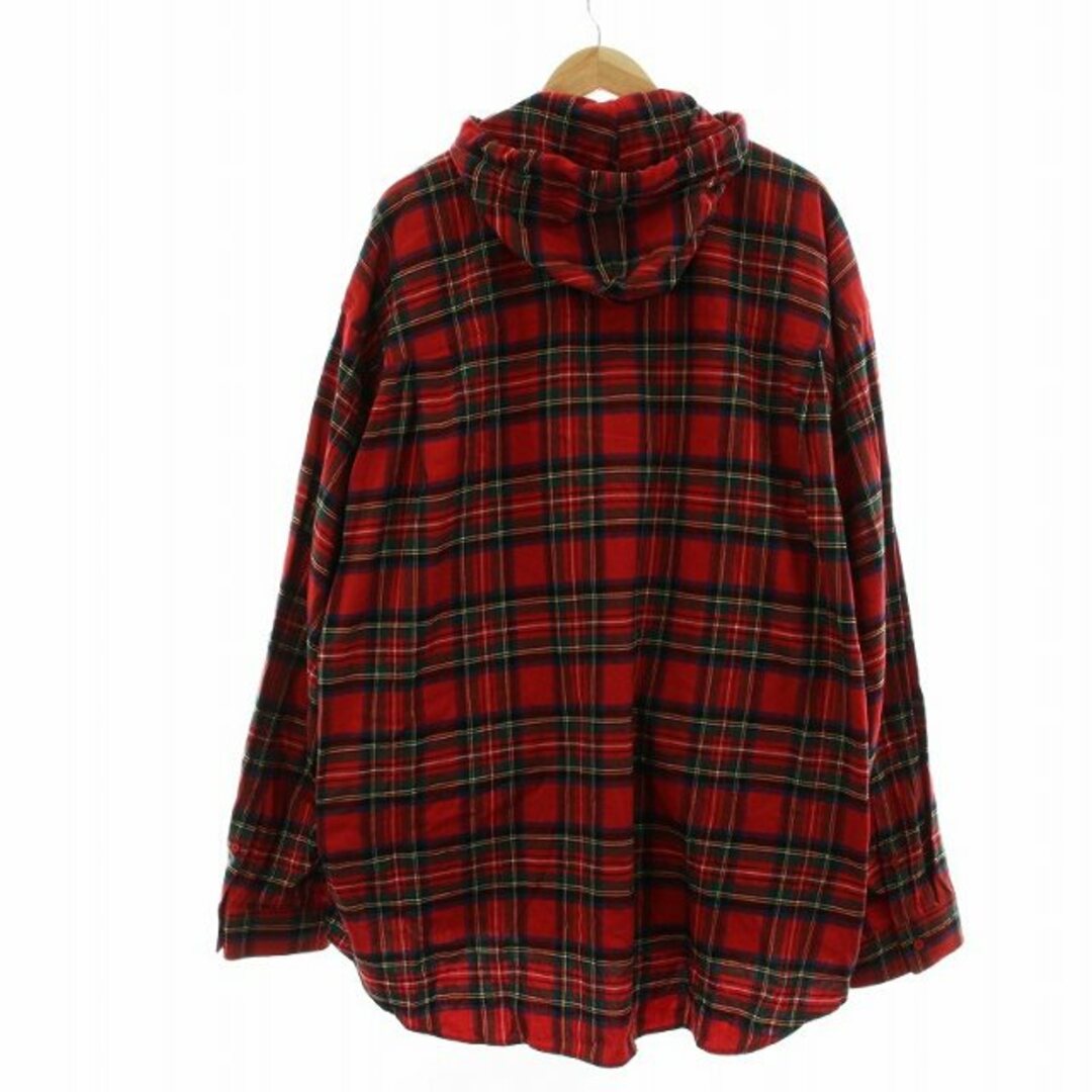 BALENCIAGA - BALENCIAGA 2021年製 フーデッドフランネルチェック