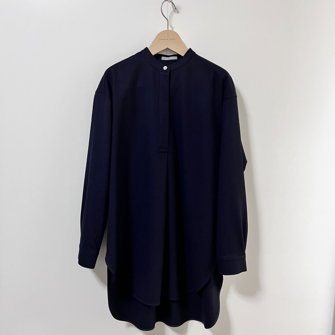 Theory luxe - theoryluxe 19AW 完売 SAXONY 長袖スタンドカラー