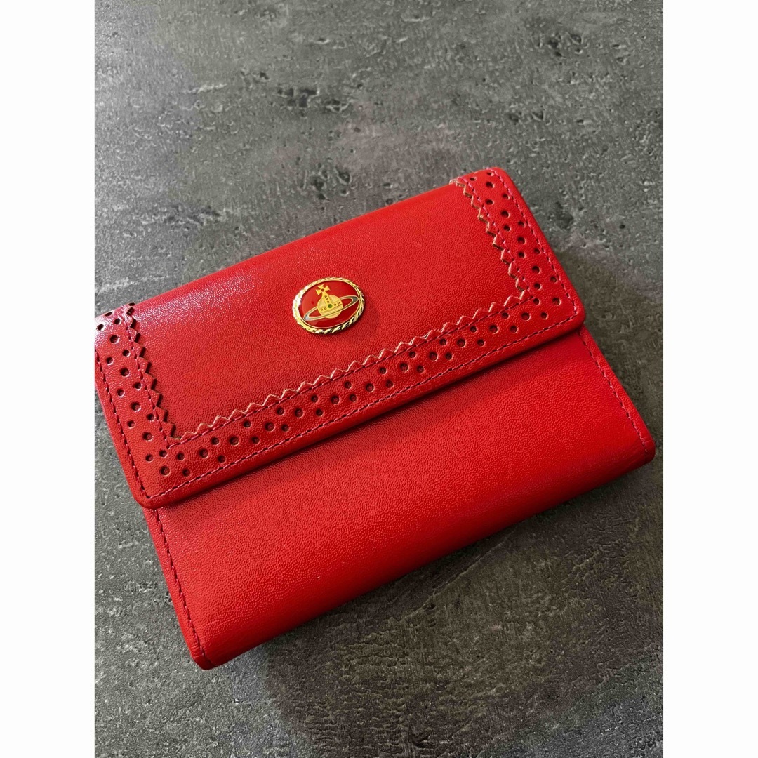 Vivienne Westwood - ✳︎激レア✳︎エナメル赤ボタン パスケースの