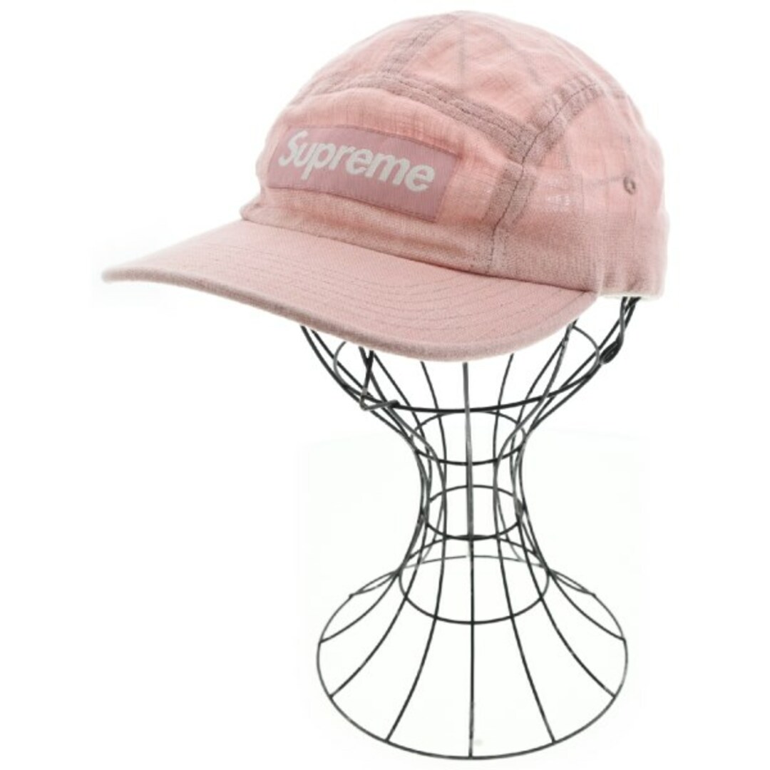 Supreme - Supreme シュプリーム キャップ - ピンク 【古着】【中古