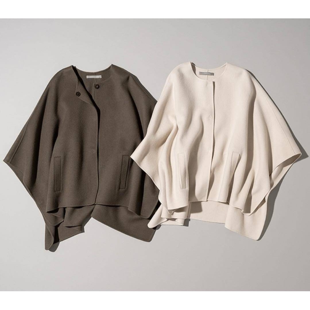 Theory luxe - theory luxe 22AW ポンチョコートケープ ブラウンの通販