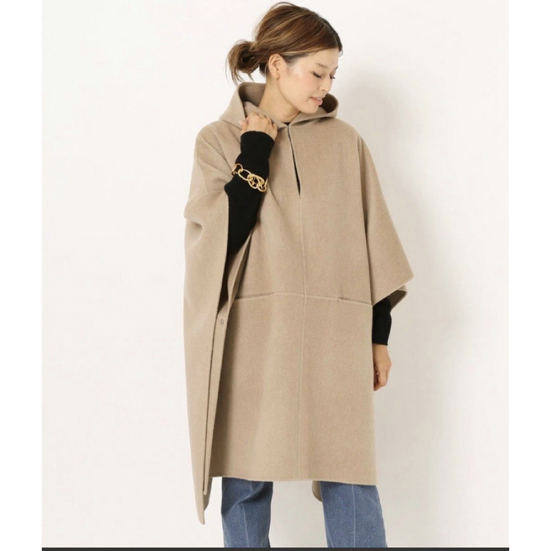 DEUXIEME CLASSE - Deuxieme Classe victorianポンチョ ベージュ 新品