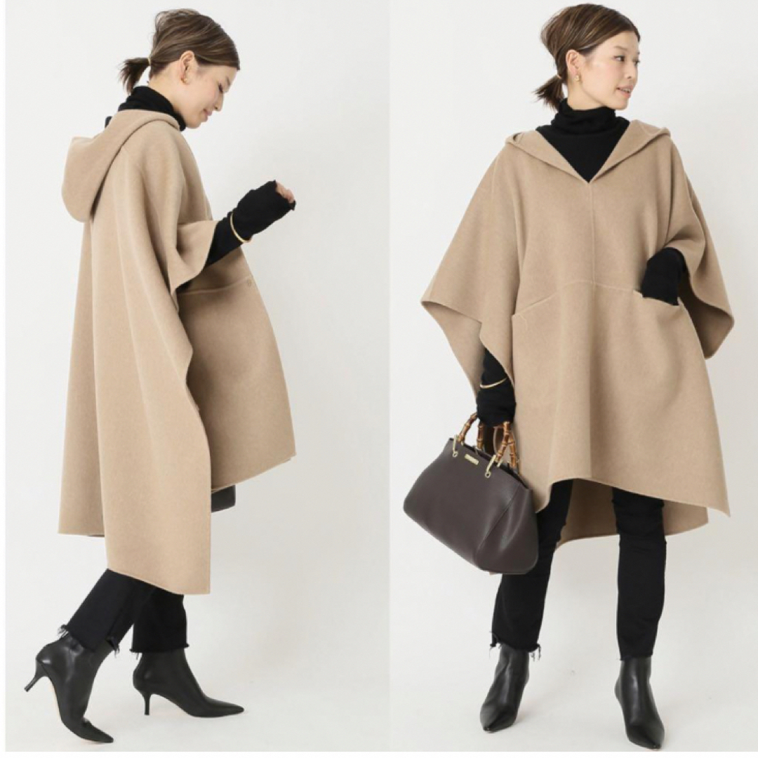 DEUXIEME CLASSE - Deuxieme Classe victorianポンチョ ベージュ 新品