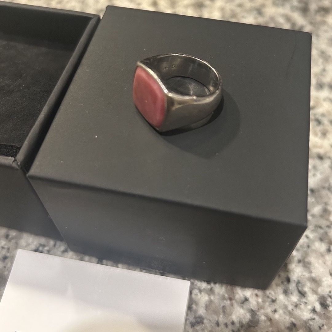 TOM WOOD - 最終価格 tomwood トムウッド リング ピンク #50 9号 ユニ
