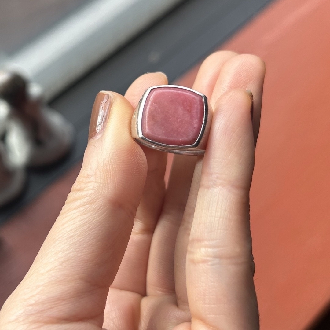 TOM WOOD - 最終価格 tomwood トムウッド リング ピンク #50 9号 ユニ