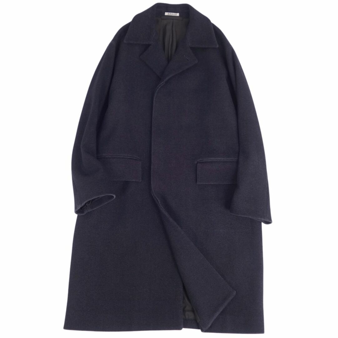 美品 オーラリー AURALEE コート チェスターコート 19AW WOOL SILK