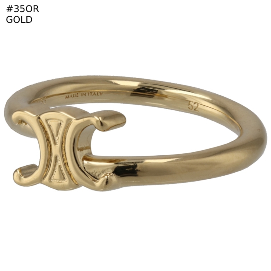 CELINE - セリーヌ CELINE アシンメトリックリング トリオンフ 指輪