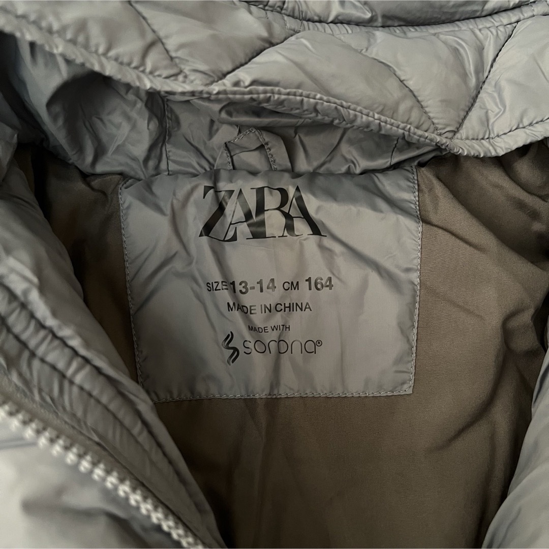 ZARA - ZARA ソロナ sorona パフコート ダウンジャケット M ブルー