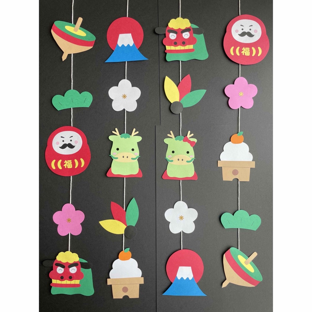 吊るし飾り 壁面 ガーランド お正月 クリスマス 節分 ひな祭りの通販