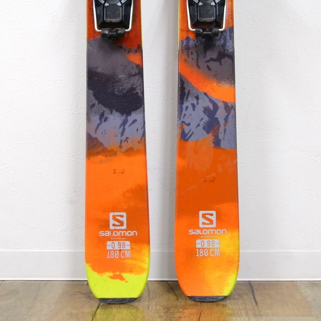 SALOMON - サロモン SALOMON 山スキー Q98 180cm センター97mm