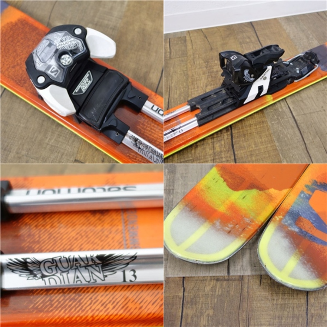 SALOMON - サロモン SALOMON 山スキー Q98 180cm センター97mm