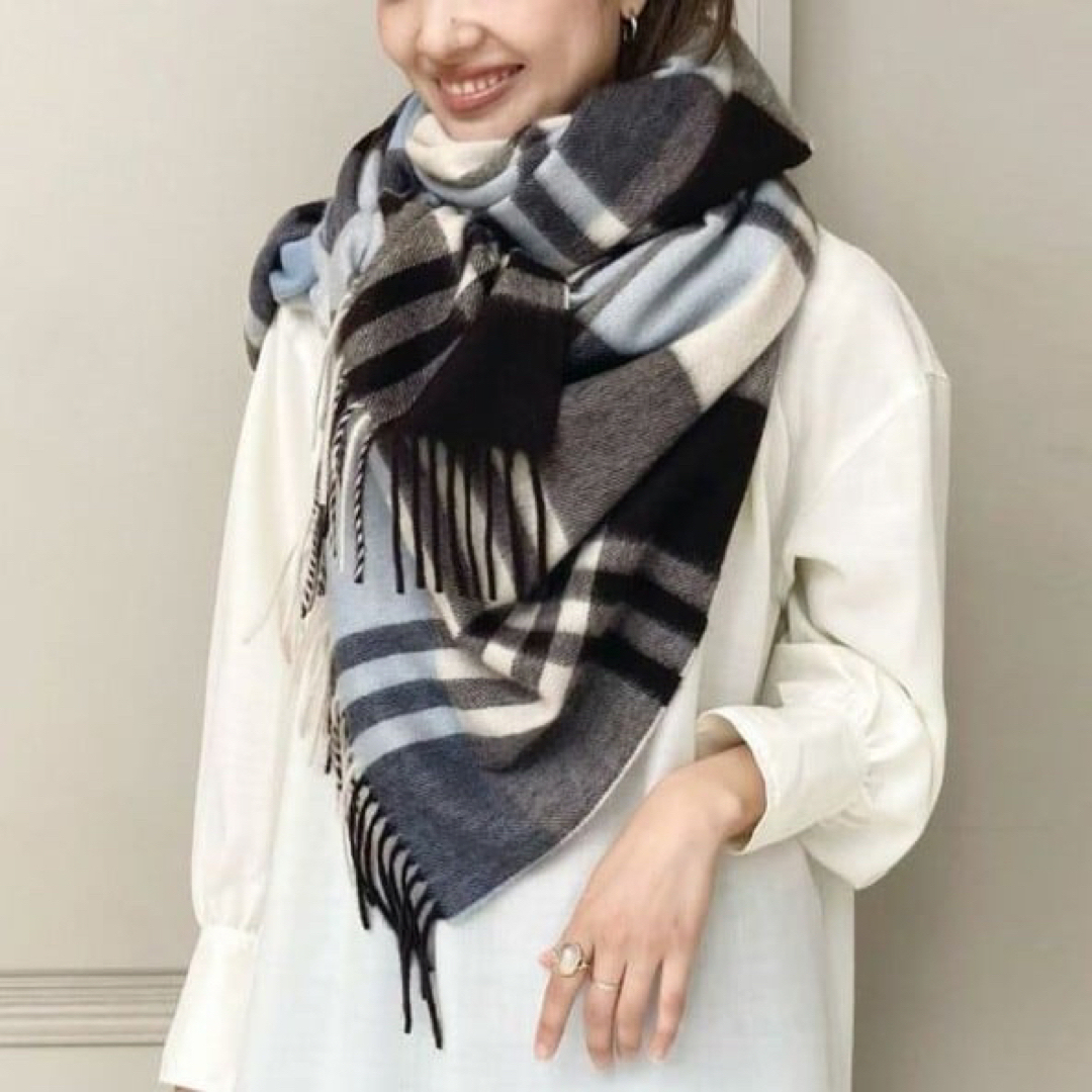 Joshua Ellis - 新品 Joshua Ellis カシミヤ大判ストール CPG 51573 の