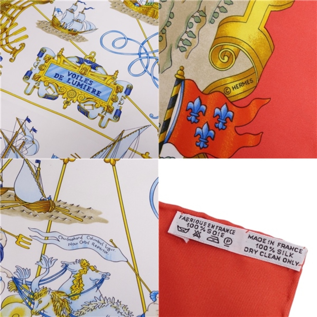 HERMES - エルメス HERMES スカーフ カレ90 VOILES DE LUMIERE 光の