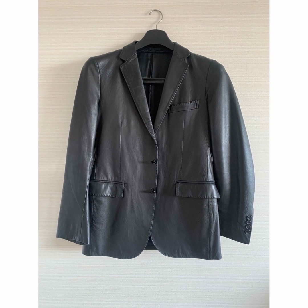 UNITED ARROWS - ユナイテッドアローズ 羊革レザー テーラード