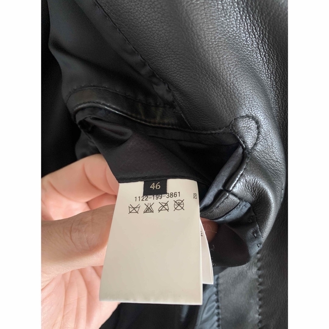 UNITED ARROWS - ユナイテッドアローズ 羊革レザー テーラード