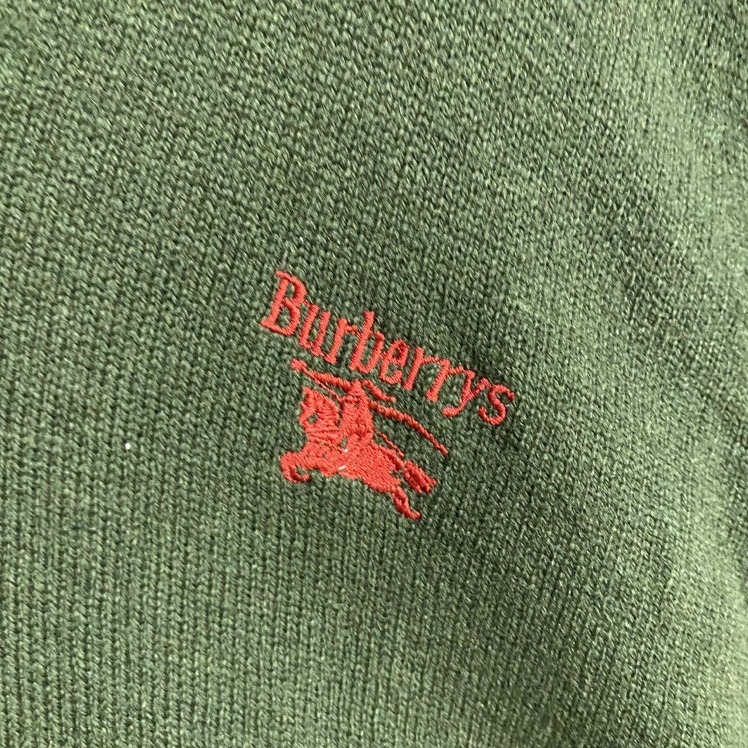 BURBERRY - 【90's】バーバリーズ ニット セーター ワンポイント刺繍