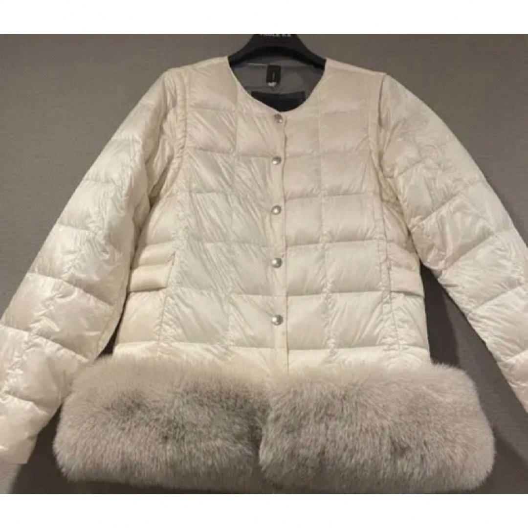 TAION - 美品❣️EXTRA裾ファー付きダウンTAION EXTRAの通販 by carry