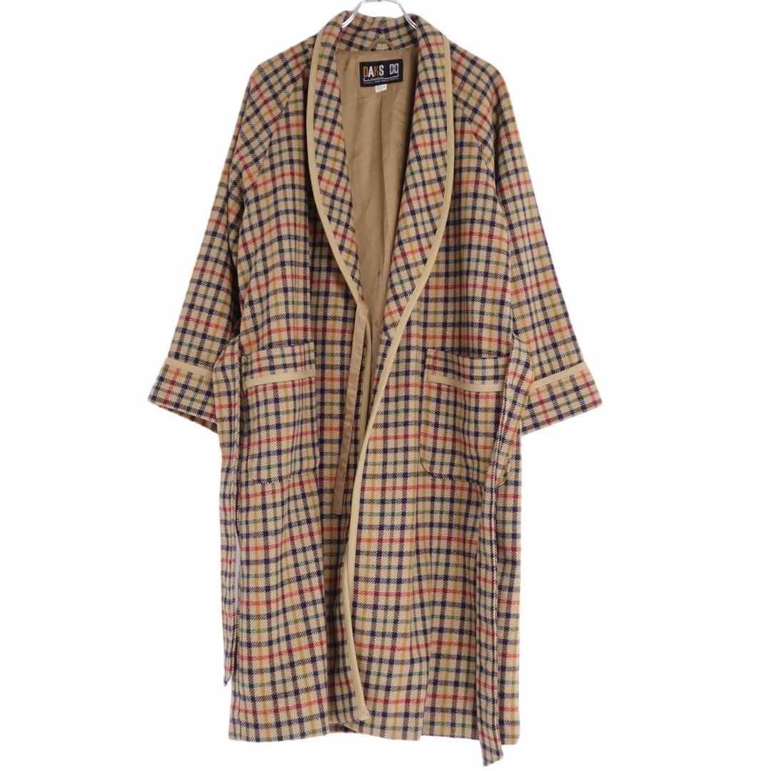 DAKS - 美品 ダックス DAKS コート ガウンコート ロングコート ボタン