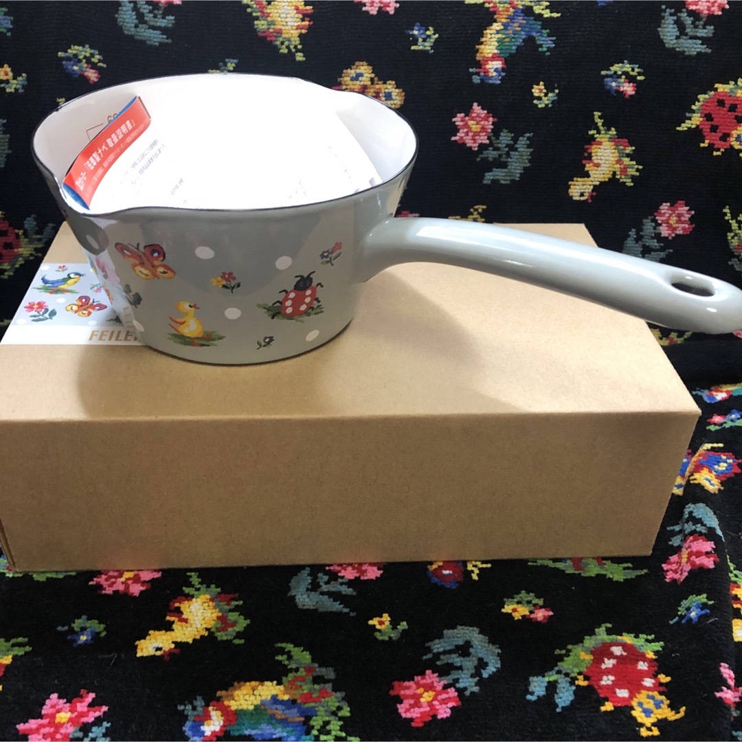 FEILER - 【新品】ホーロー ミルクパン フェイラー ハイジドットの通販