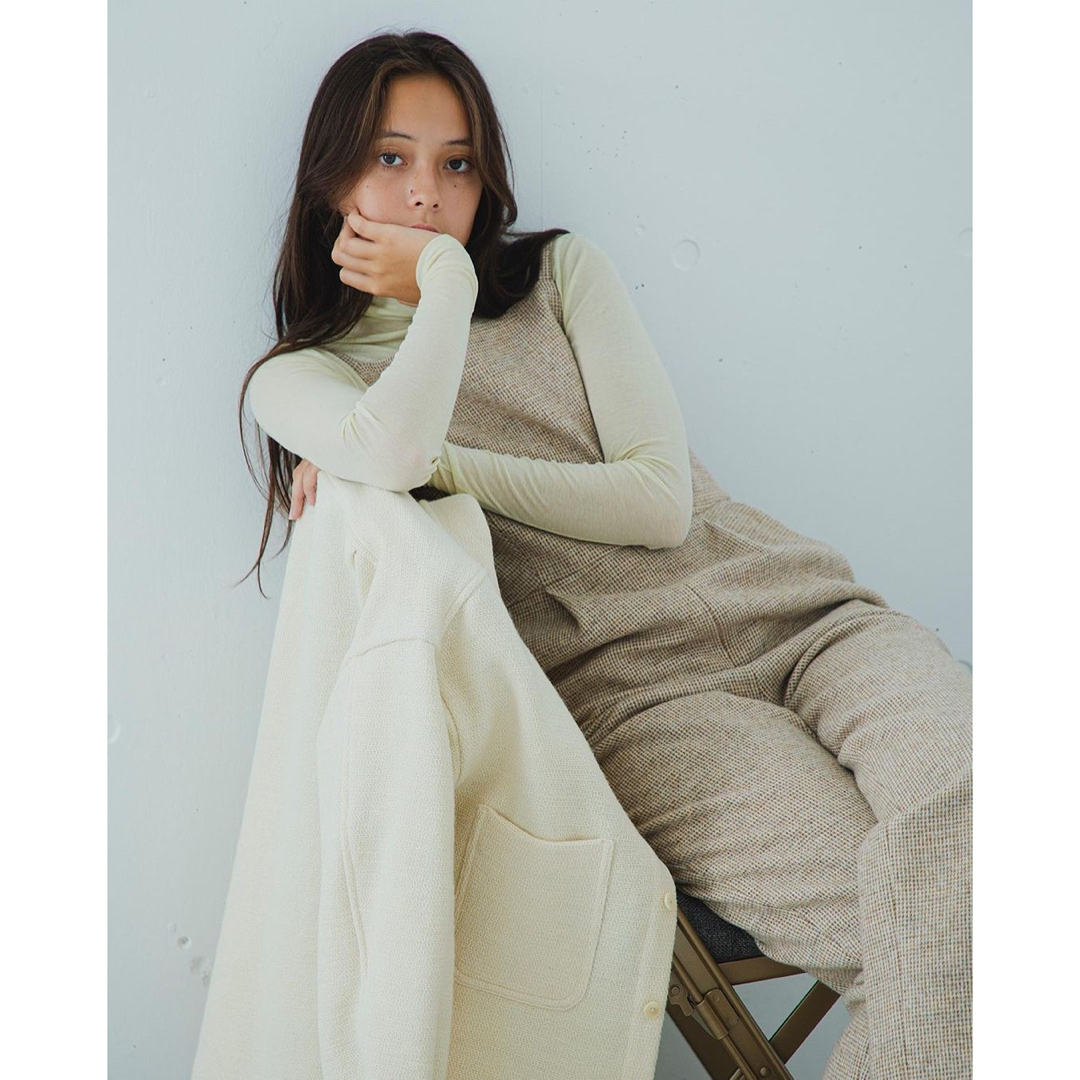 AURALEE WOOL HAIRLINE TWEED OVERALL