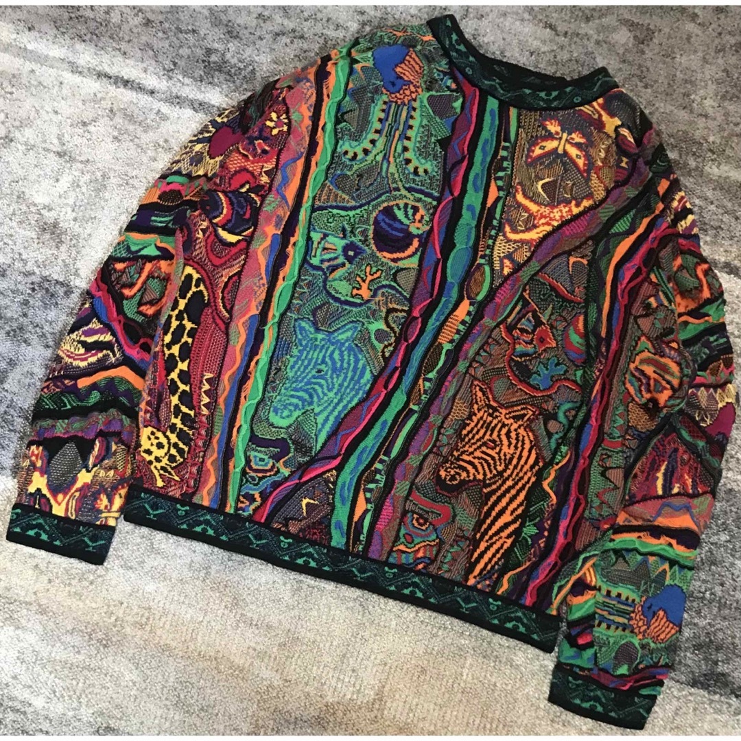 COOGI - 幻の逸品 最高傑作 異次元 90's COOGI コットン ニット