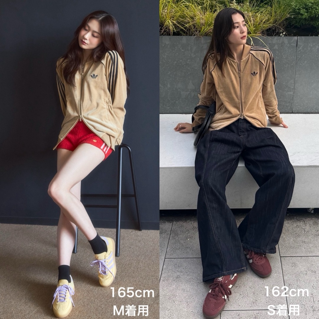 adidas Originals - 希少XS⭐️adidasアディカラー ブラウン ベロア