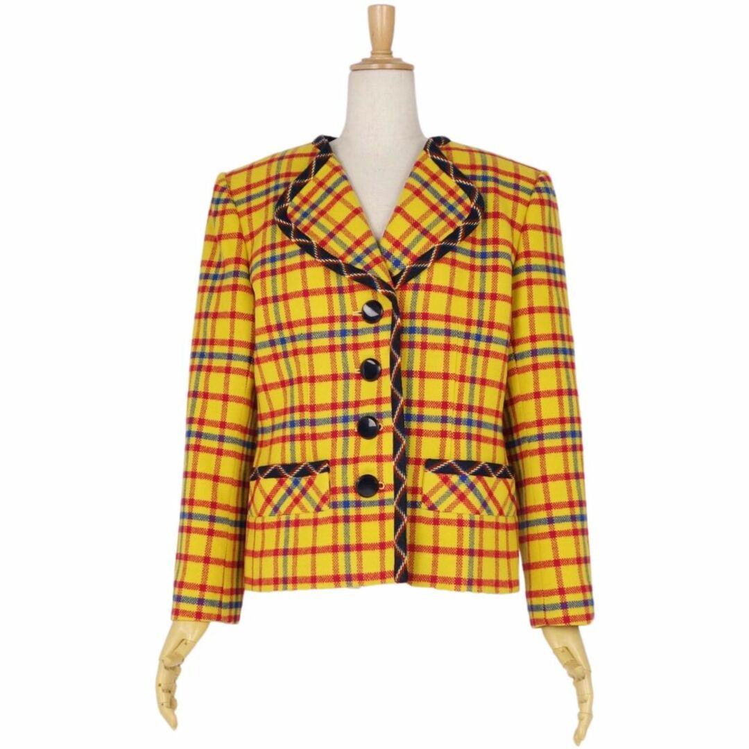 SAINT LAURENT - Vintage イヴサンローラン ジャケット チェック