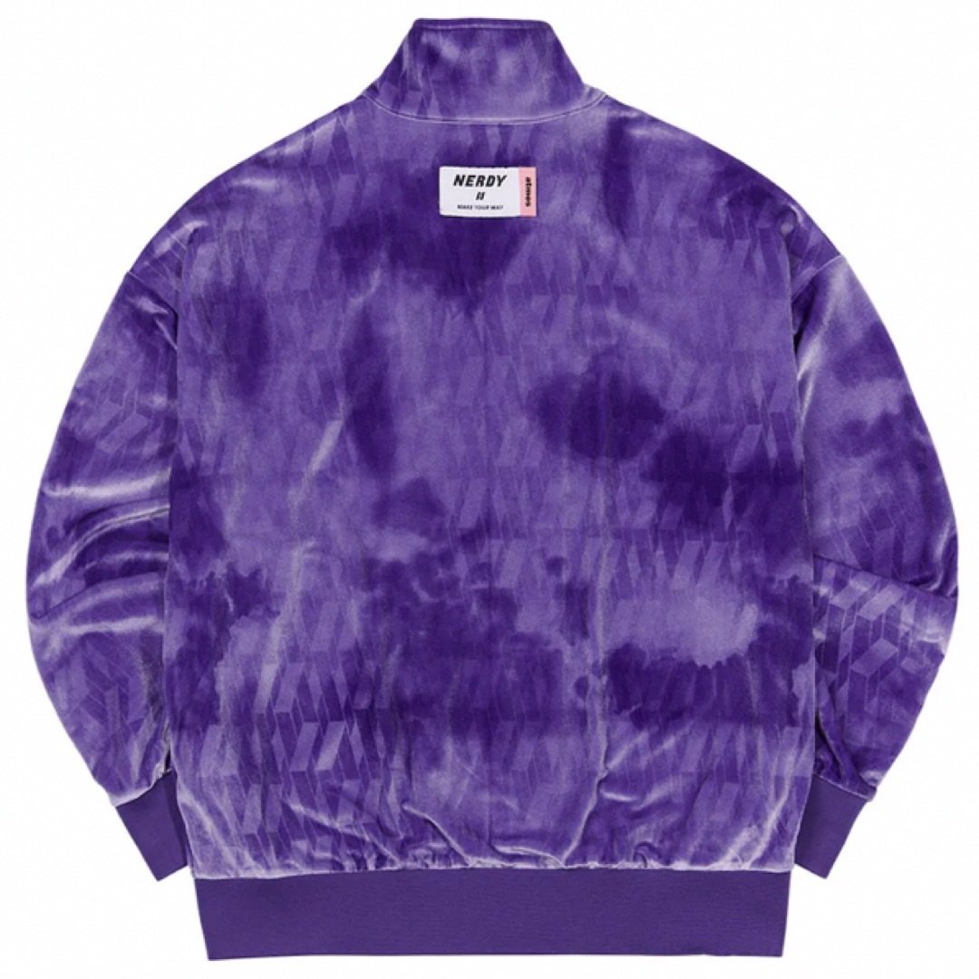 NERDY ベロアジャージ(紫)の通販 by いちご。｜ラクマ