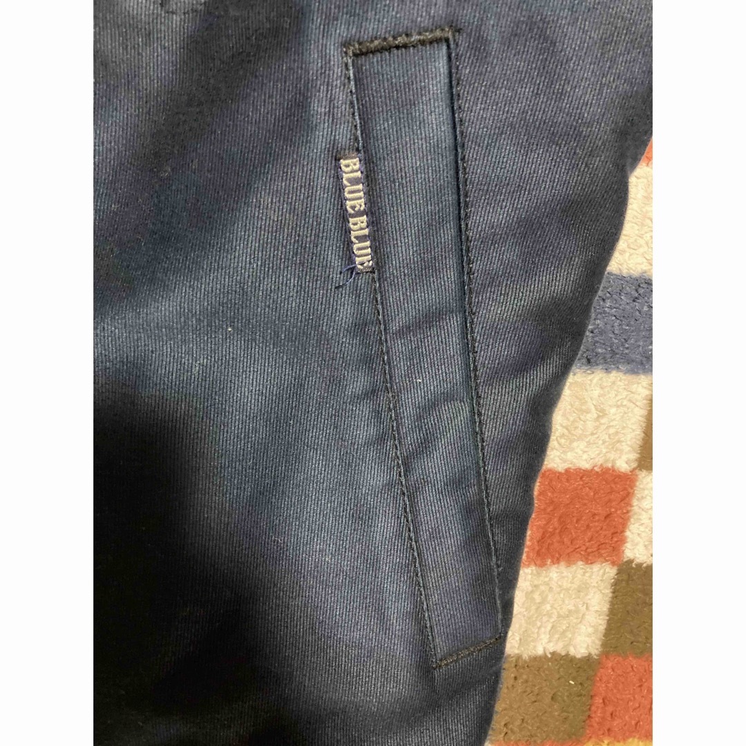 BLUE BLUE - 美品ハリラン／ブルーブルー裏ボアジャーマンクロスデッキ