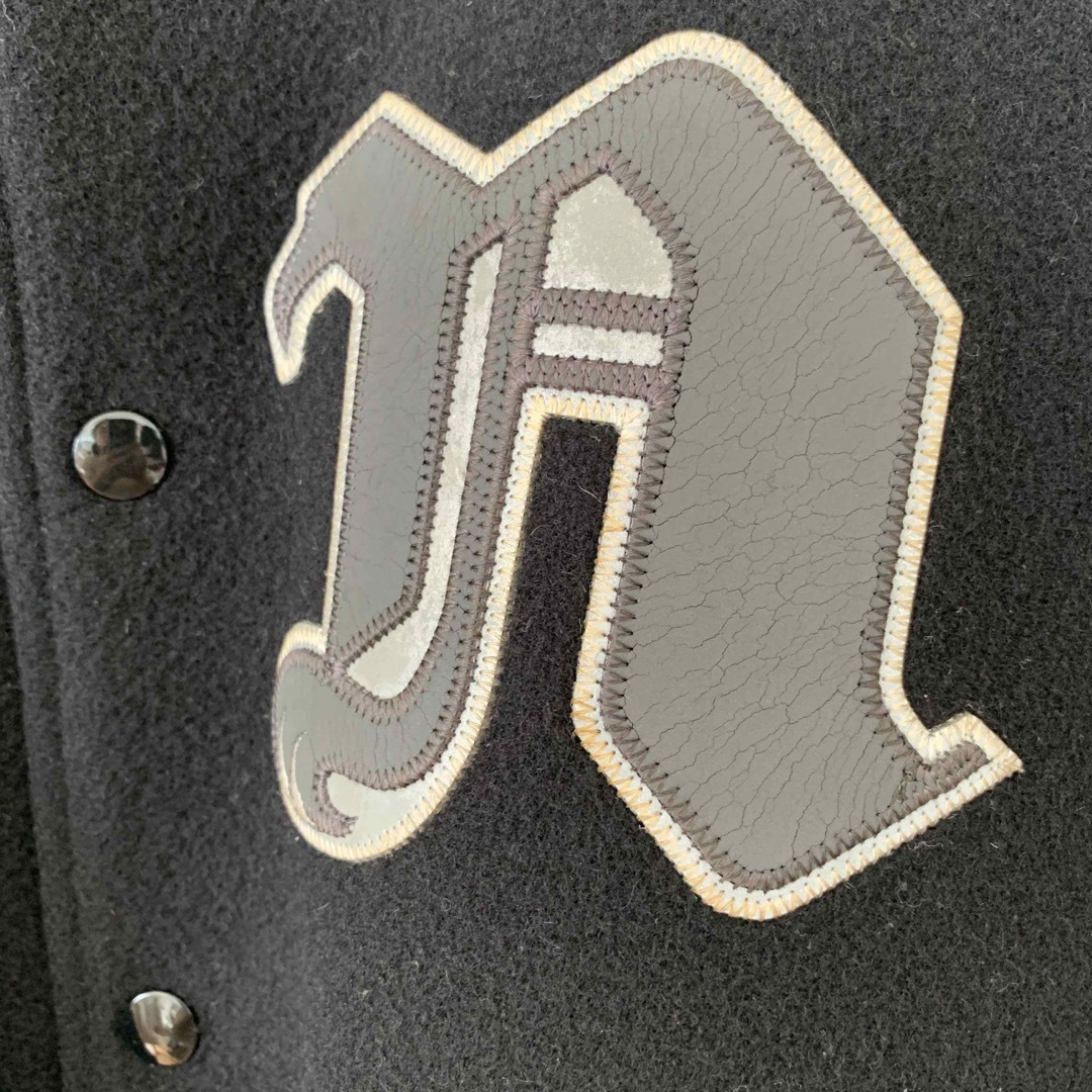 nitrow - nitrowスタジアムジャンパー🏍️袖🐄牛革2XL🚗🌲の通販 by