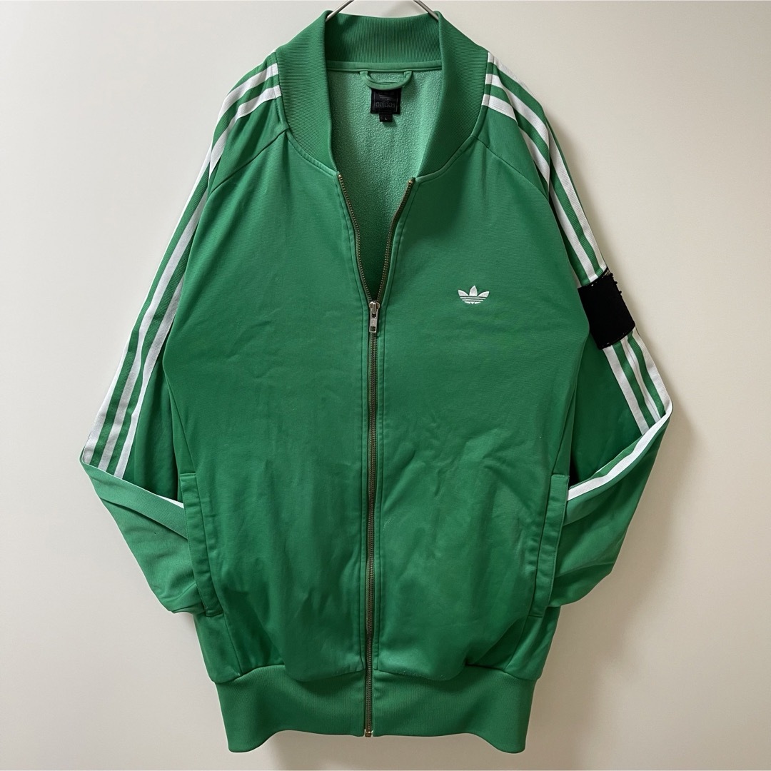 adidas - 2XL希少】アディダス刺繍トラックジャケット古着ジャージ緑